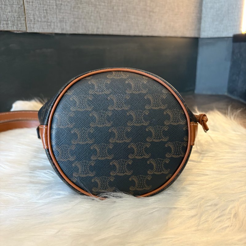 CELINE 滿版LOGO水桶包-3