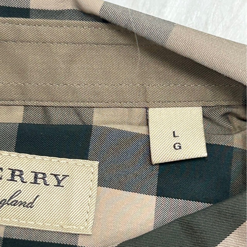 BURBERRY / 巴寶莉 格紋襯衫 L碼(180/100A)-6