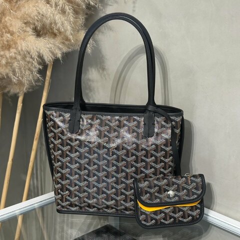 GOYARD Anjou Mini Tote - 黑