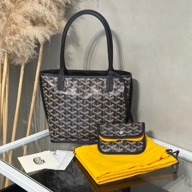 GOYARD Anjou Mini Tote - 黑-12