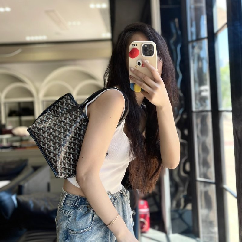 GOYARD Anjou Mini Tote - 黑-14
