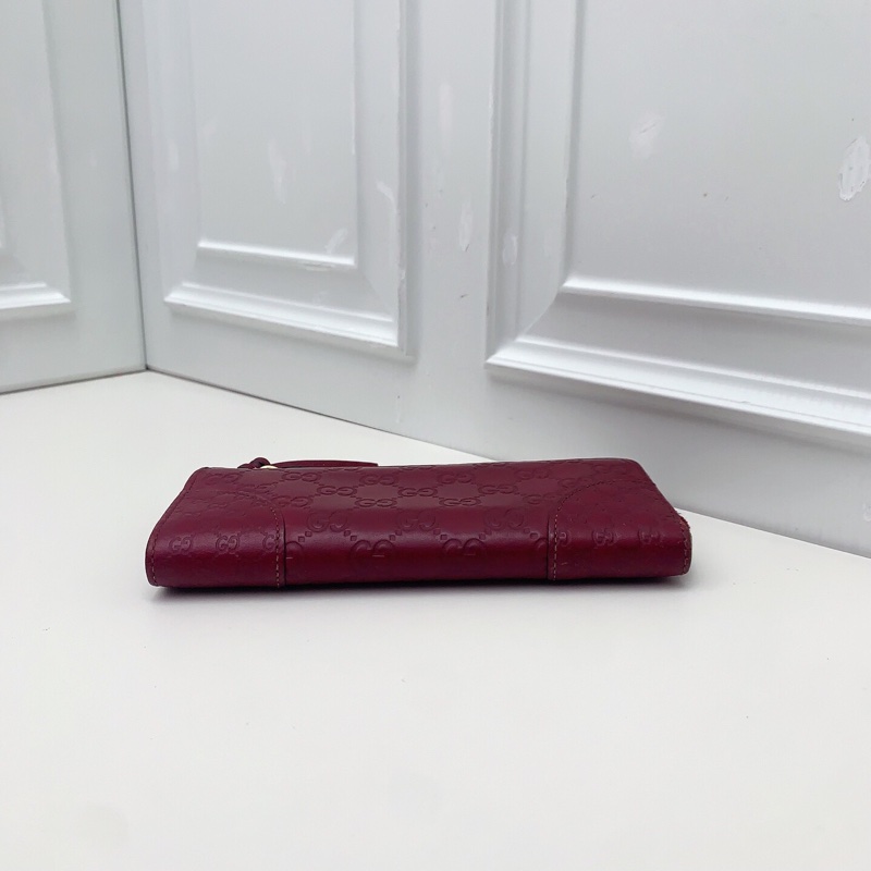 96新 Gucci古馳酒紅色 Guccissima-7