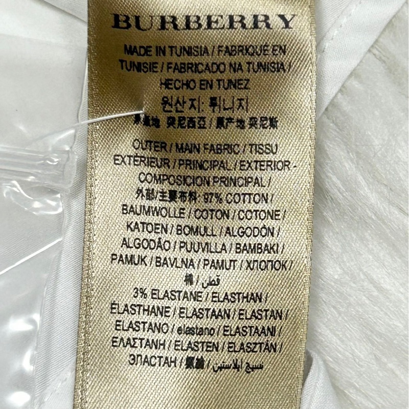 Burberry 白色長袖襯衫,全新帶吊牌,M碼(180/95A)-12