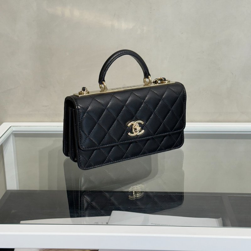 CHANEL Handle Trendy WOC - 黑金-2