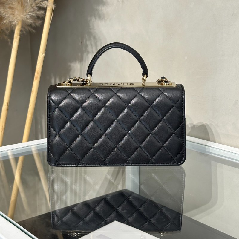 CHANEL Handle Trendy WOC - 黑金-4