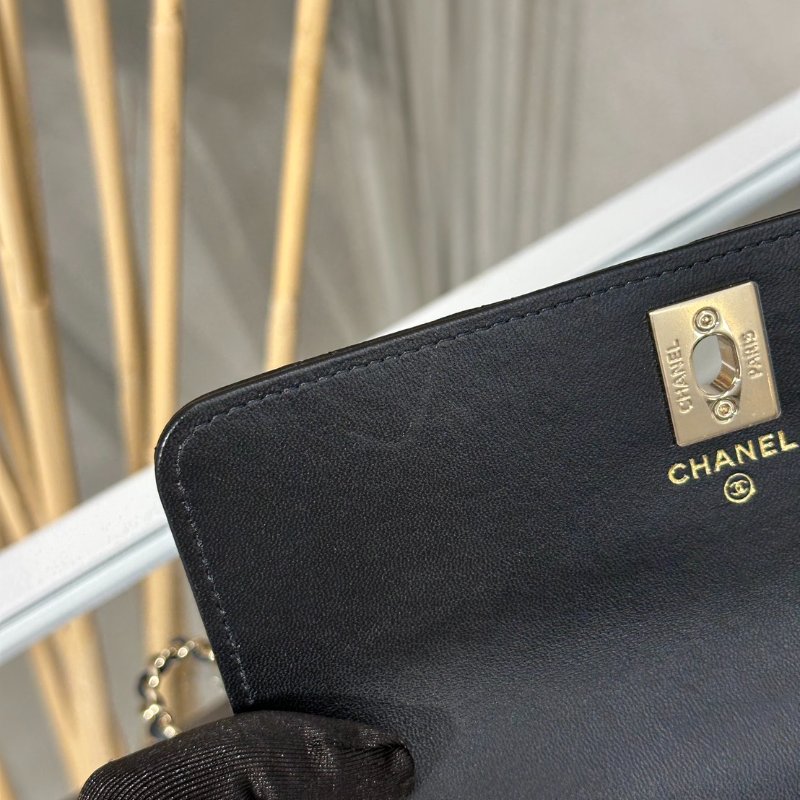 CHANEL Handle Trendy WOC - 黑金-6