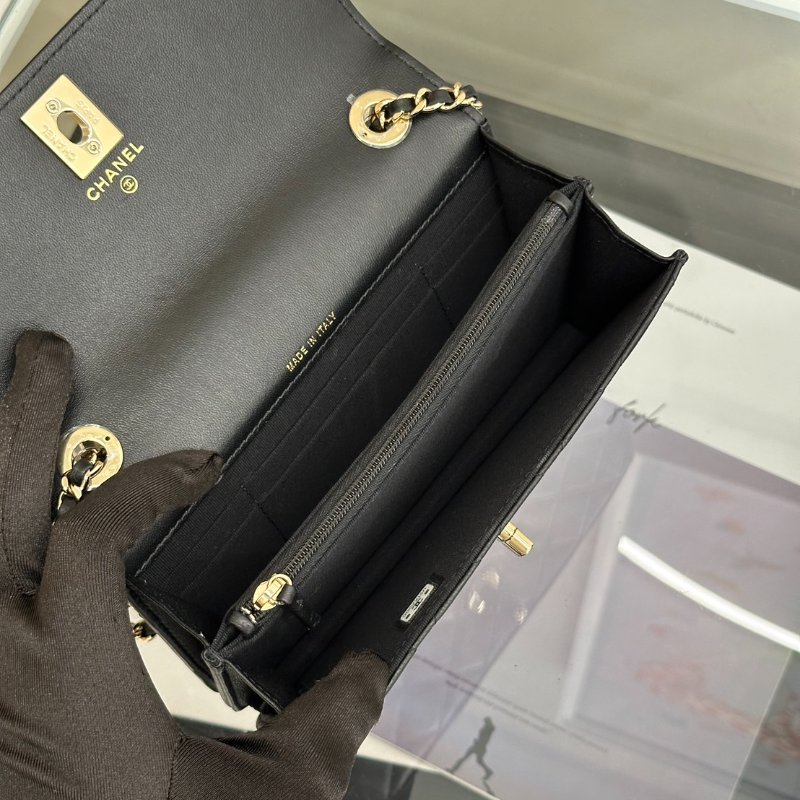 CHANEL Handle Trendy WOC - 黑金-10