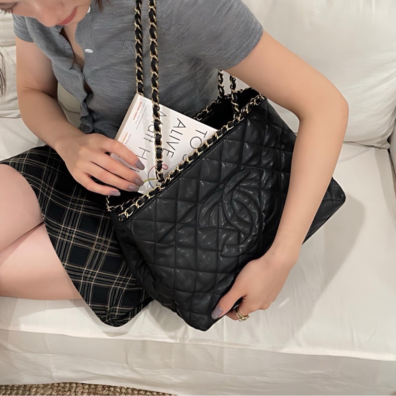CHANEL 經典黑金大容量托特|耐看又實用🫶🏻-1