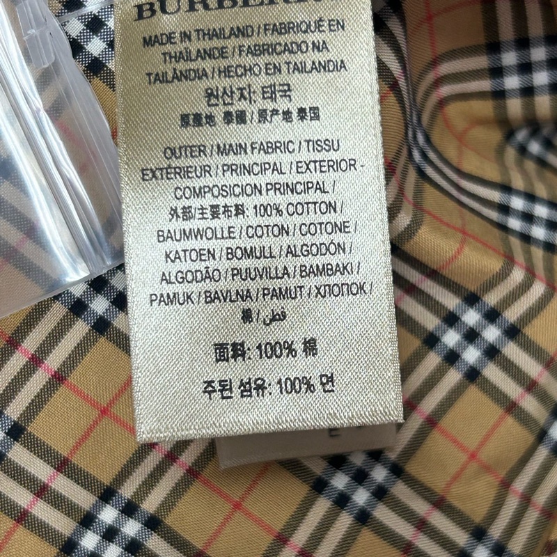 Burberry 經典格紋襯衫,全新帶吊牌,M碼-6