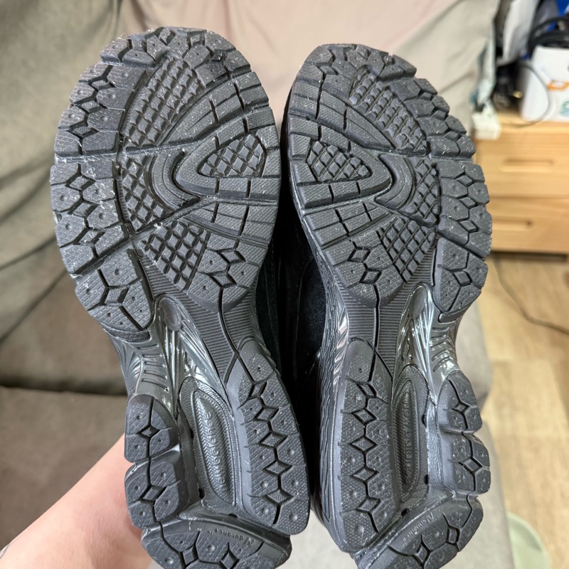 New balance 麂皮樂福鞋 黑 23號-2