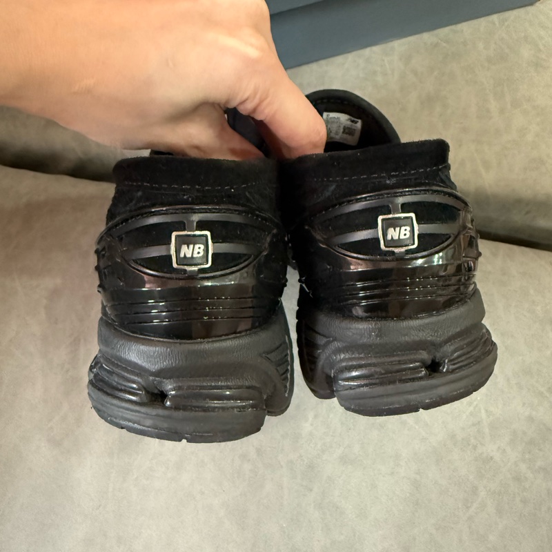 New balance 麂皮樂福鞋 黑 23號-7