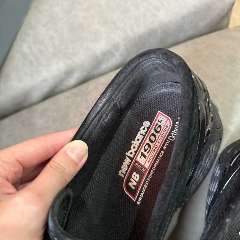 New balance 麂皮樂福鞋 黑 23號-13