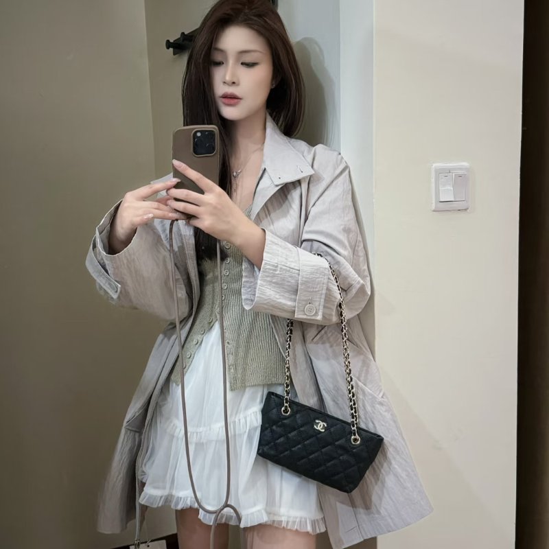 CHANEL 25B粒面牛皮Mini Totoe - 黑金-1