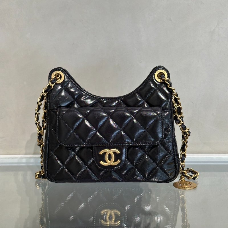 CHANEL 天貓精靈 - 小號黑金-2