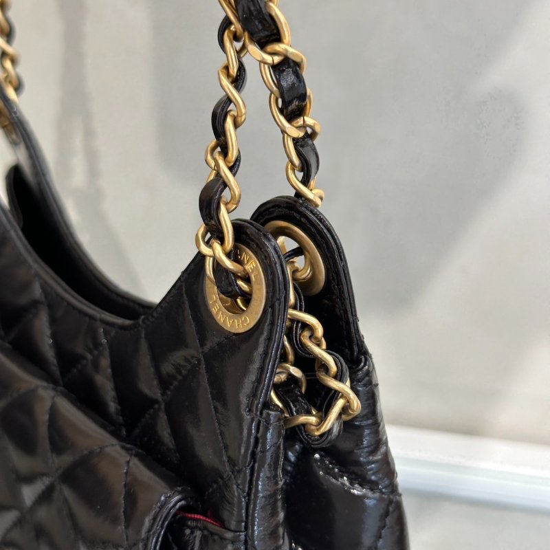 CHANEL 天貓精靈 - 小號黑金-9