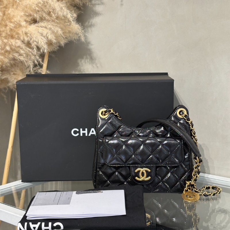 CHANEL 天貓精靈 - 小號黑金-12