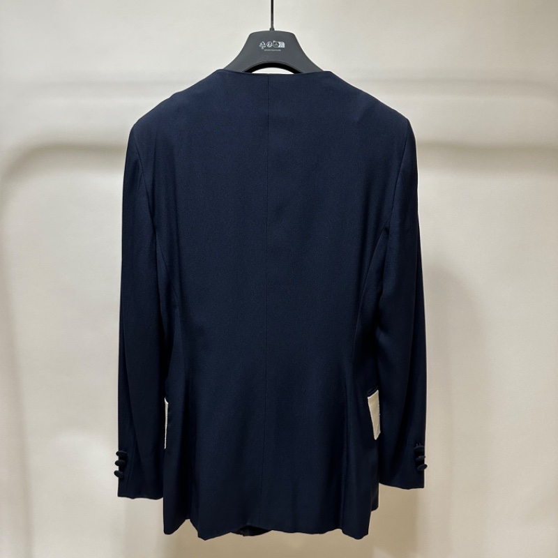 Moschino Cheap and Chic 1990s 漫畫風撞色滾邊西裝外套-11