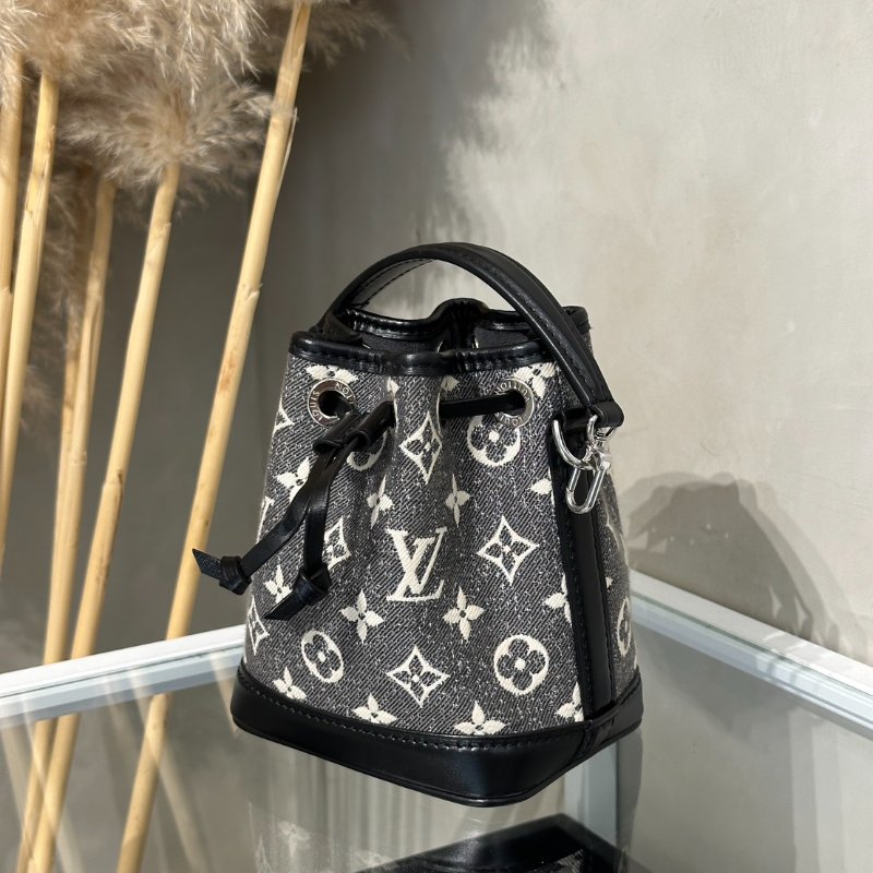 LOUIS VUITTON Nano Noe - 單寧刺繡-3