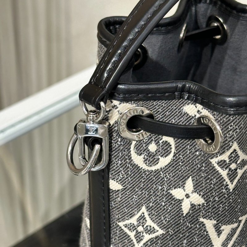 LOUIS VUITTON Nano Noe - 單寧刺繡-6