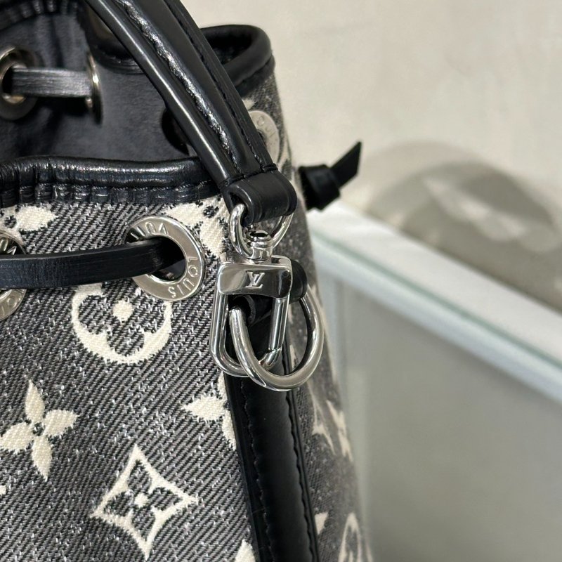 LOUIS VUITTON Nano Noe - 單寧刺繡-7