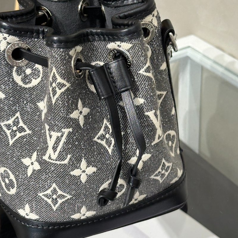LOUIS VUITTON Nano Noe - 單寧刺繡-8