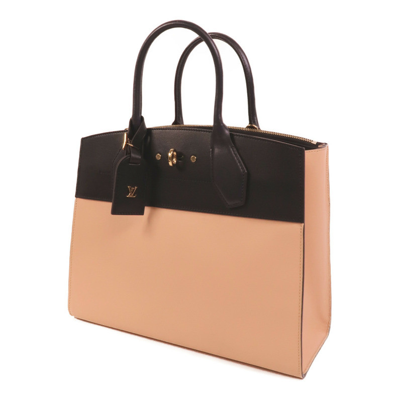 LOUIS VUITTON 皮革City Steamer MM手挽肩背兩用袋-2