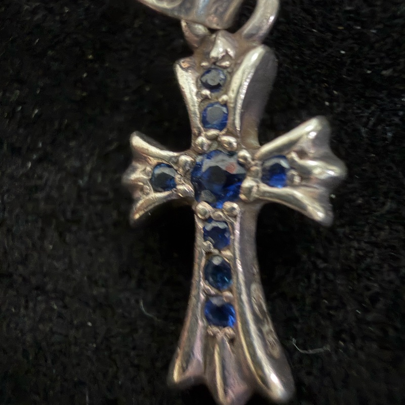 Chrome hearts 925銀藍寶石 有單-1