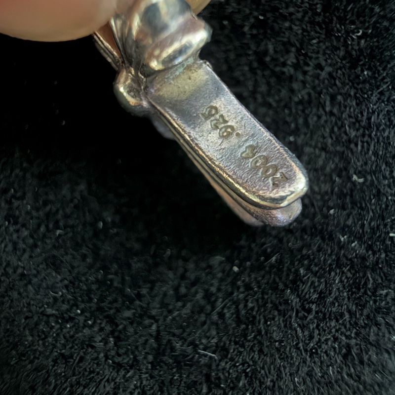 Chrome hearts 925銀藍寶石 有單-4