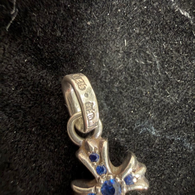 Chrome hearts 925銀藍寶石 有單-6