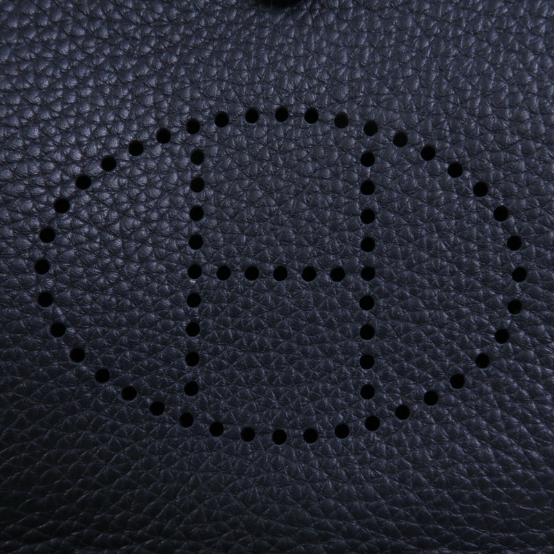 HERMES Clemence皮革Evelyne TPM肩背袋Noir-5