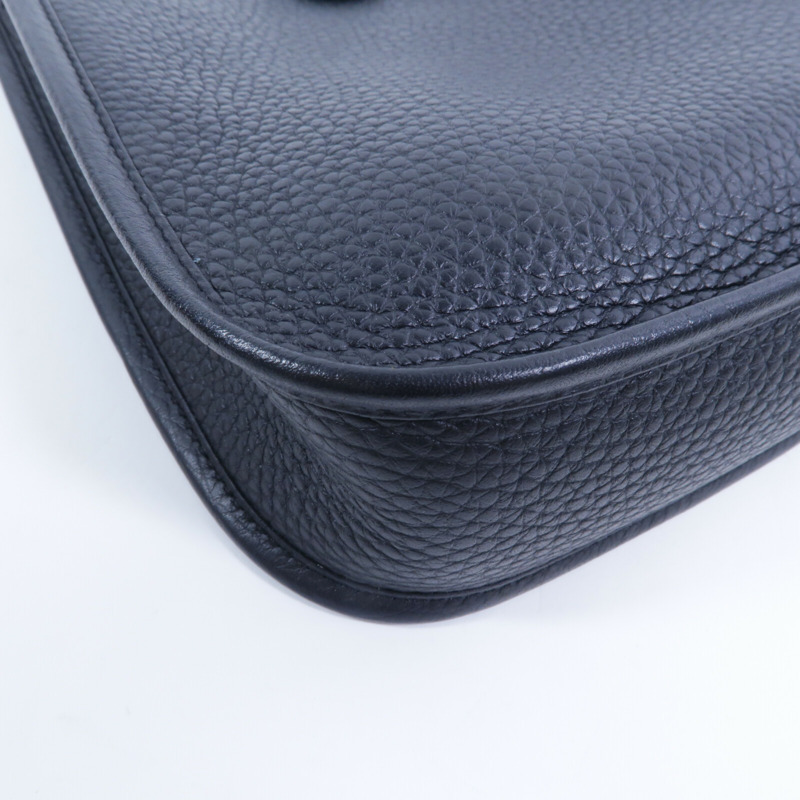 HERMES Clemence皮革Evelyne TPM肩背袋Noir-12