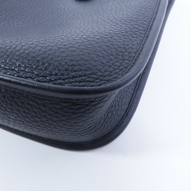 HERMES Clemence皮革Evelyne TPM肩背袋Noir-13