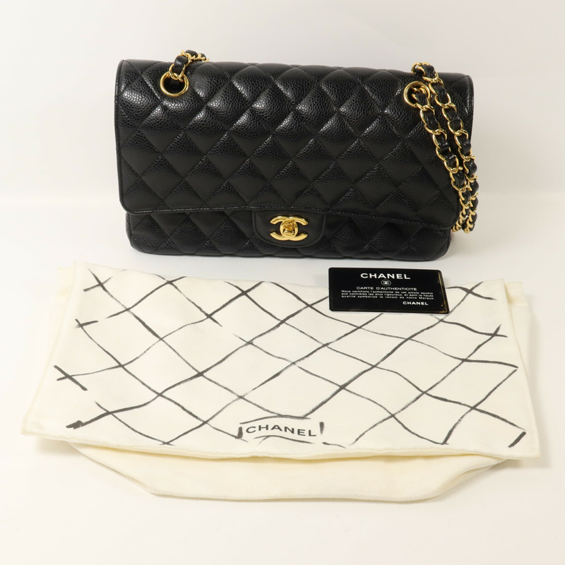 CHANEL 牛皮皮革Classic 25鏈帶肩背袋-9