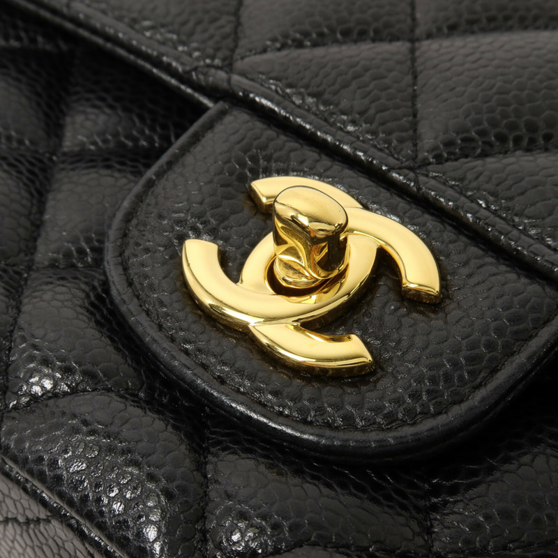 CHANEL 牛皮皮革Classic 25鏈帶肩背袋-10