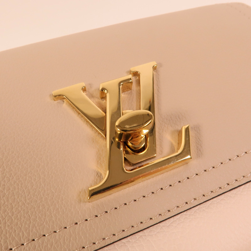 LOUIS VUITTON 牛皮皮革Lockme Tender金扣手挽肩背兩用袋-7