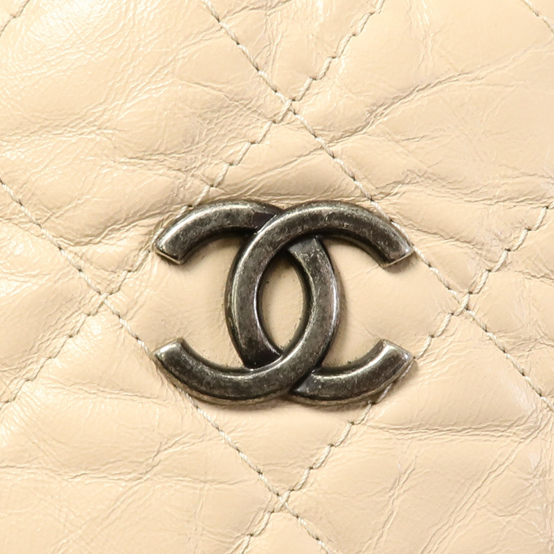 CHANEL 牛皮皮革Gabrielle BackPack鏈帶背包-7
