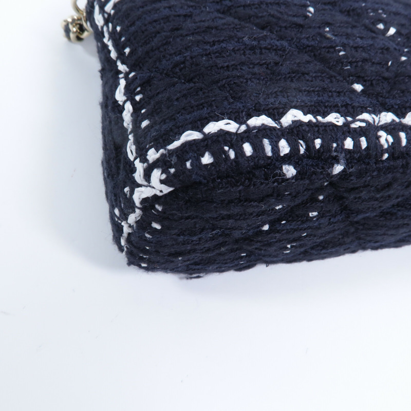 CHANEL 粗花呢Chain Shoulder鏈帶肩背袋-10