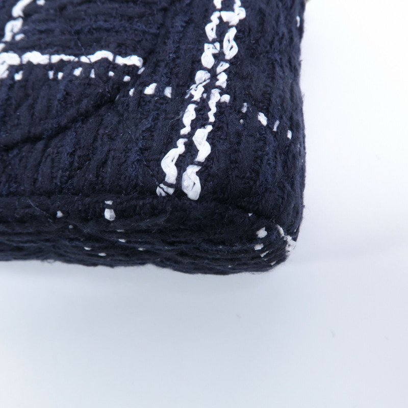 CHANEL 粗花呢Chain Shoulder鏈帶肩背袋-13