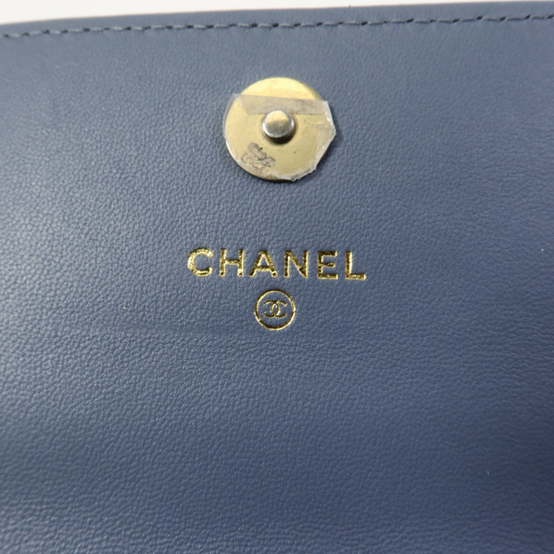 CHANEL 羊皮皮革Chain Shoulder W Gold Ball鏈帶肩背袋-5