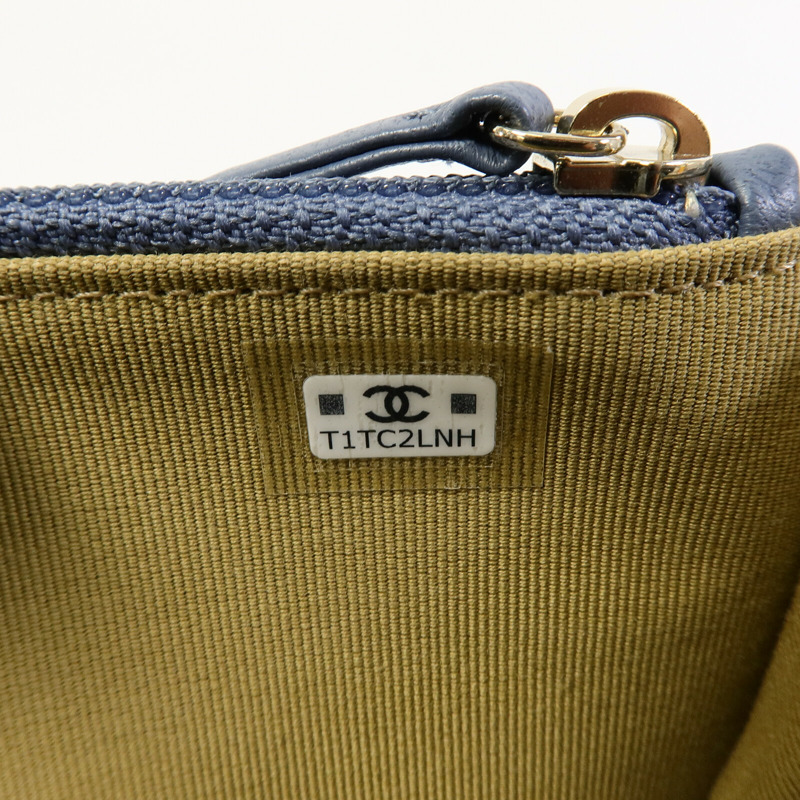 CHANEL 羊皮皮革Chain Shoulder W Gold Ball鏈帶肩背袋-6