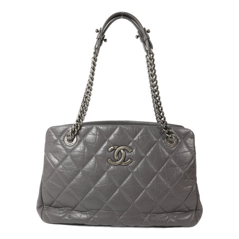 CHANEL 牛皮皮革Chain Shoulder鏈帶肩背袋