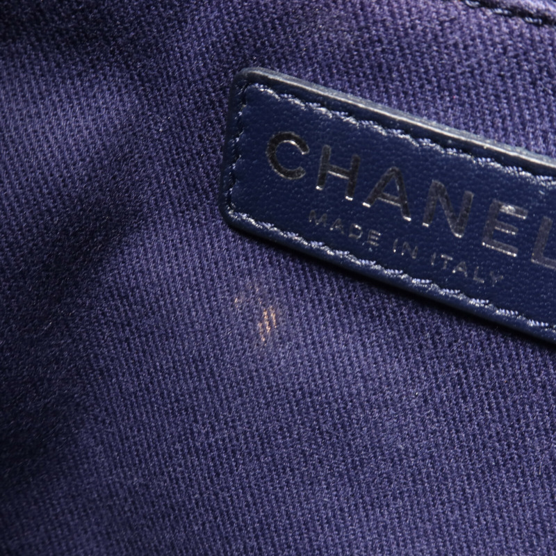 CHANEL 牛皮皮革Chain Shoulder鏈帶肩背袋-15