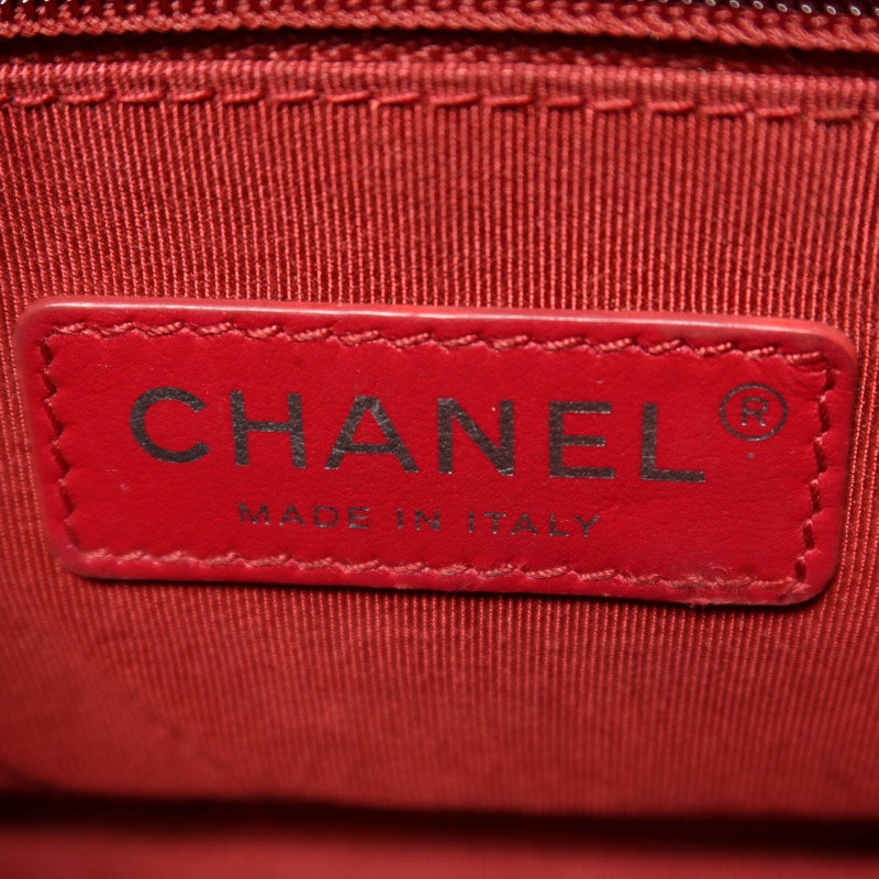 CHANEL 牛皮皮革Gabrielle Small鏈帶手挽肩背兩用袋-5