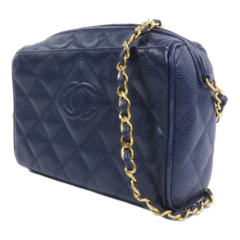 CHANEL 牛皮皮革Vintage Camera Bag鏈帶肩背袋-2