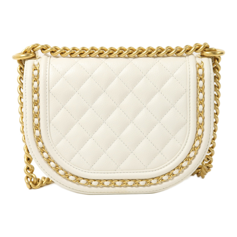 CHANEL 牛皮皮革Le Boy鏈帶肩背袋-1