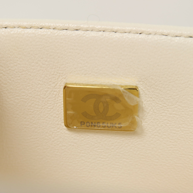 CHANEL 牛皮皮革Le Boy鏈帶肩背袋-6