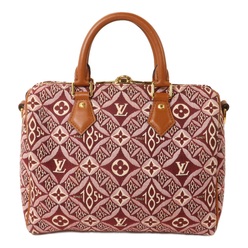 LOUIS VUITTON Monogram Jacquard Since 1854 Speedy Bandouliere 25手挽肩背兩用袋-1