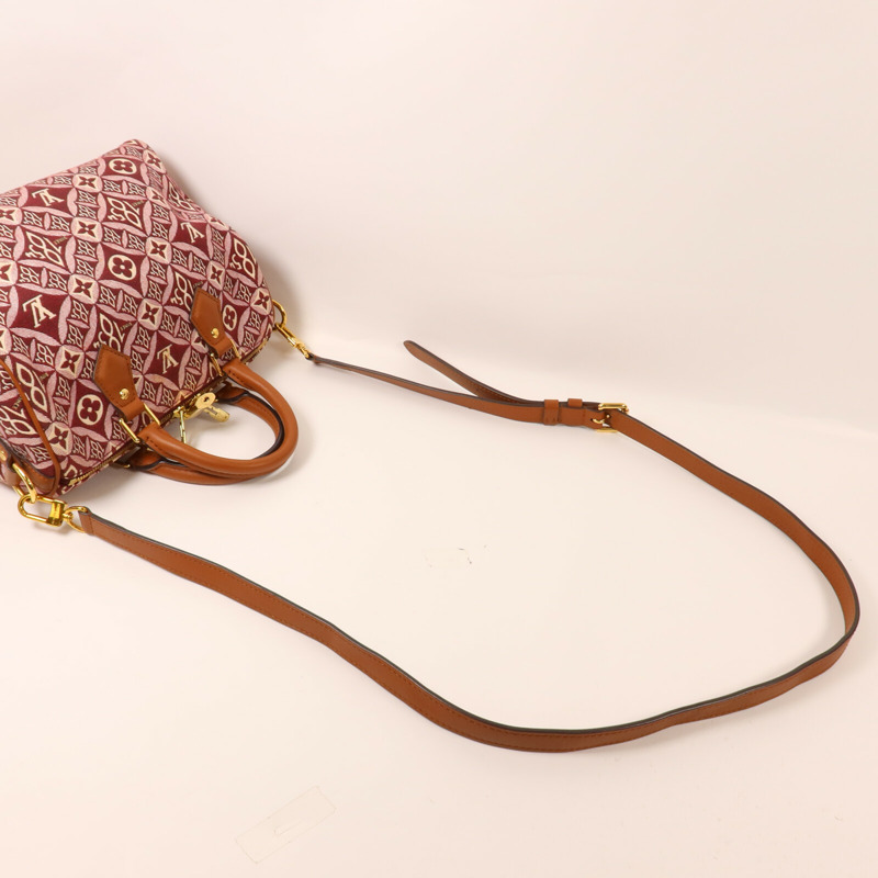 LOUIS VUITTON Monogram Jacquard Since 1854 Speedy Bandouliere 25手挽肩背兩用袋-7