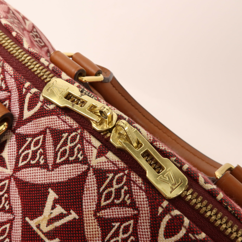 LOUIS VUITTON Monogram Jacquard Since 1854 Speedy Bandouliere 25手挽肩背兩用袋-9