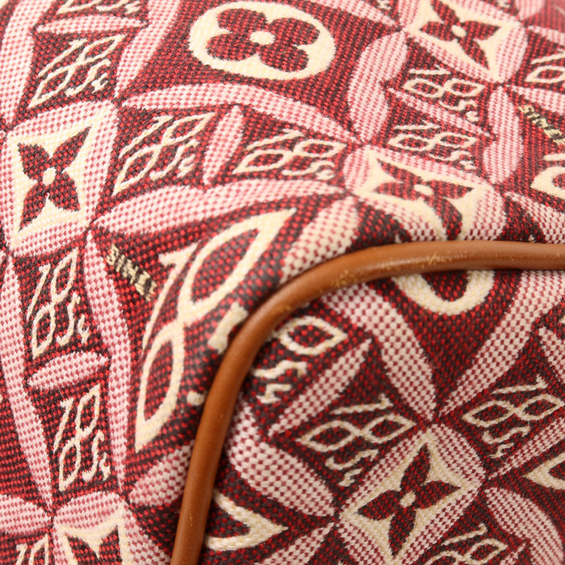 LOUIS VUITTON Monogram Jacquard Since 1854 Speedy Bandouliere 25手挽肩背兩用袋-11